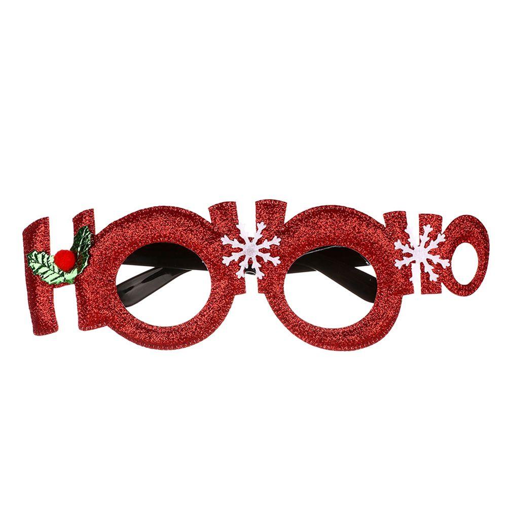 Christmas Decorations New Year Photo Prop Santa Claus Glasses Elk Christmas Glasses Frame Xmas Tree