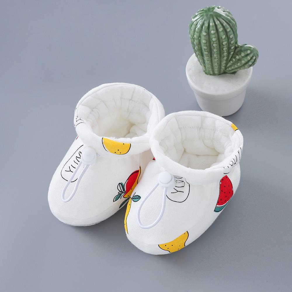 Winter Newborn Fleece-Lined Soft-Soled Baby Shoes & Socks: Warm Cotton for Toddlers, Boys & Girls