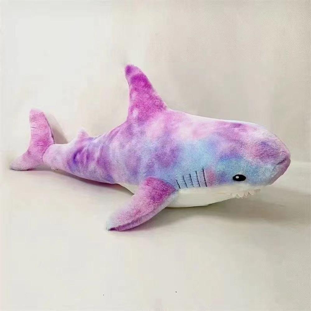 30cm Large Shark Doll Plush Toy Five Color Cute Cartoon Bed Sofa Pillow Boys And Girls Birthday Gift Soft Filling Decoration