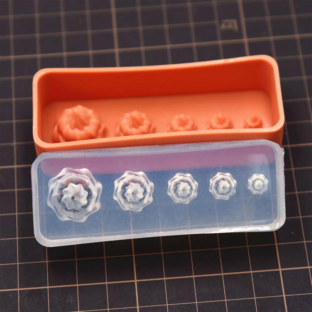 Silicone Ice Cream Cone Mold Candy Toy Moulds Realistic Ice Cream Shape Candy Food Molds for Baking and DIY Crafts