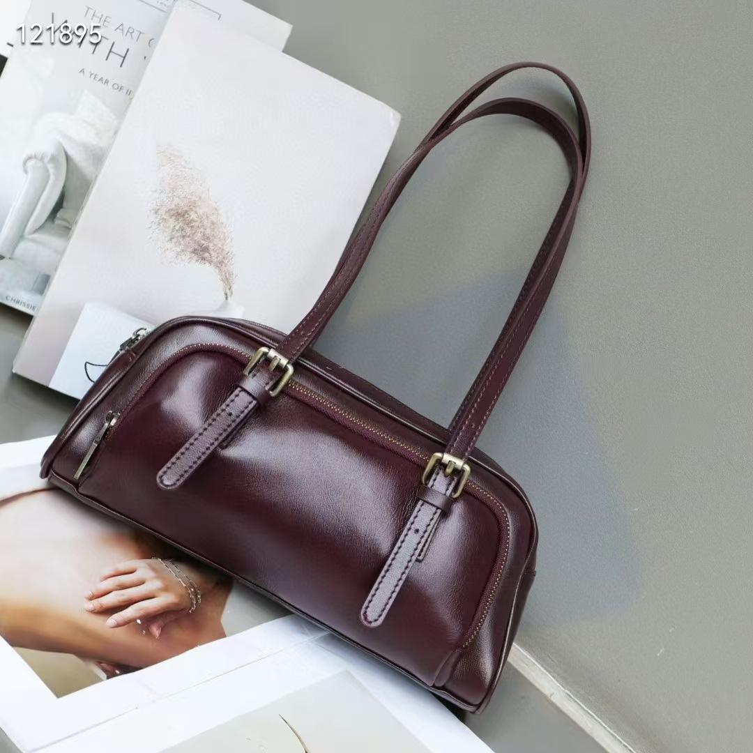 

Genuine Leather Shoulder Bags For Woman Real Cow Leather Handbag Fashi Ladies Cowhide Tote Bag