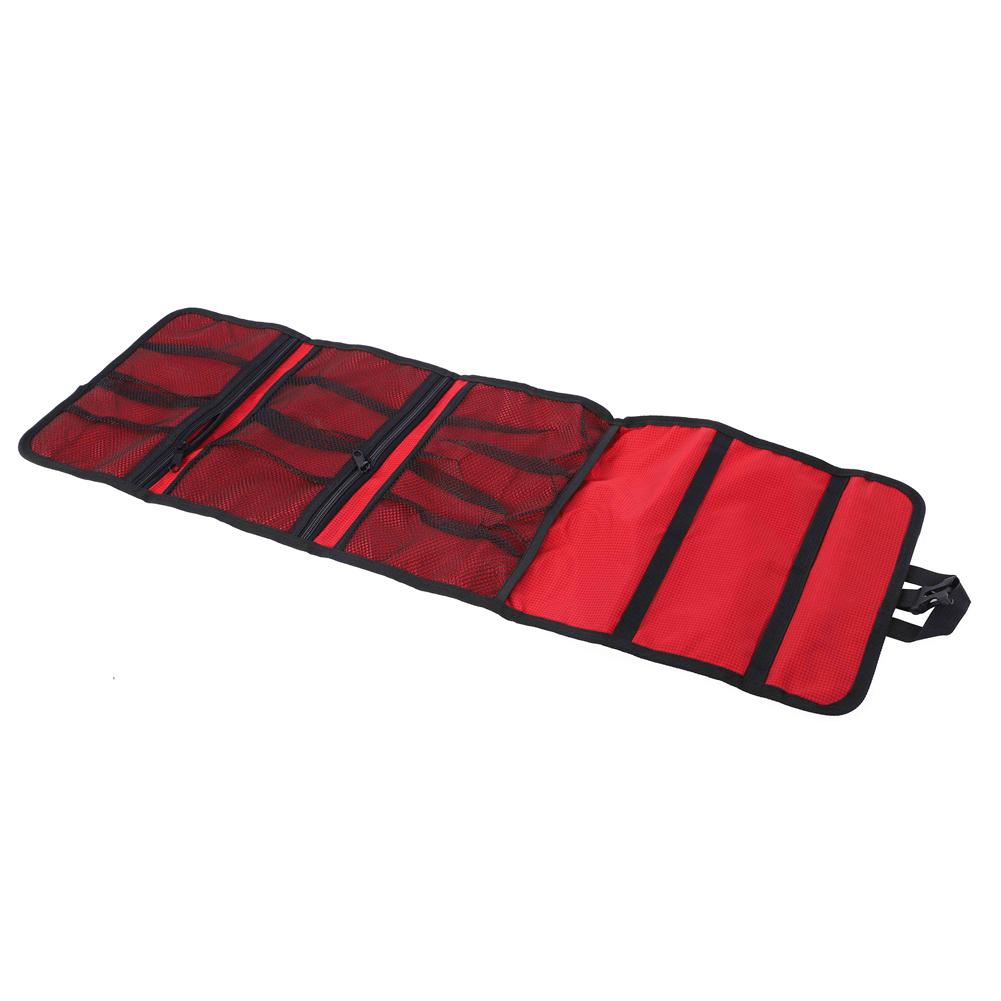 Folding Climbing Mountain Storage Bag Carry Hanging Hooks Rope Bag Red