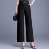 Noble High-Waisted Wide-Leg Pants for Middle-Aged and Elderly Women - Spring and Summer Fashion