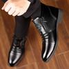 Large size men's retro side zipper men's boots leather shoes, medium boots, spot quick delivery OPP bag packaging
