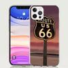 America Route 66 Phone Case For IPhone 18 17 Air 16 15 Plus 11 14 Pro Max 13 Mini 12 7 8 + SE Pattern Art Customized Cover 17 Air 1