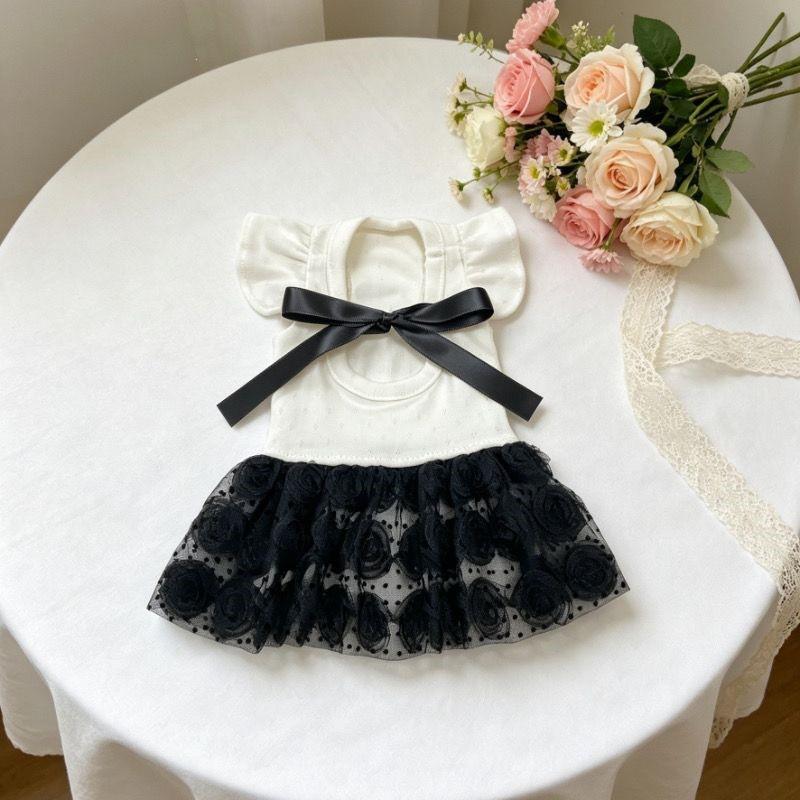 Lightweight Lace Dog Dress Small Breeds - Sweet Princess Style Outfit Bichon Shih Tzu