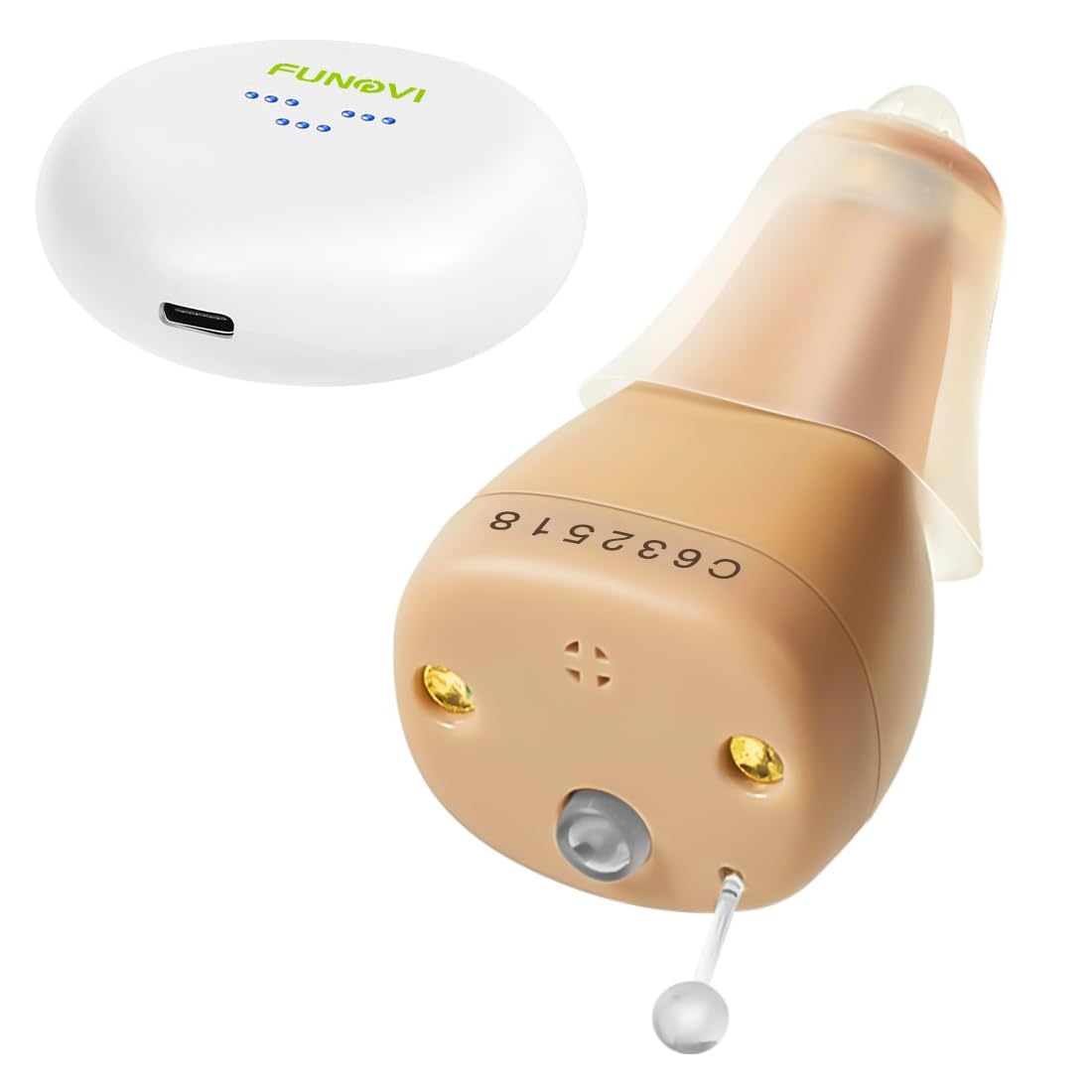 

Мини слуховой аппарат Shuonki для комфортного шума Легкий для левого уха Инструкция на японском языке Внутриканальный Для пожилых людей, Перезаряжаемый, Цифровой, 12-канальный,