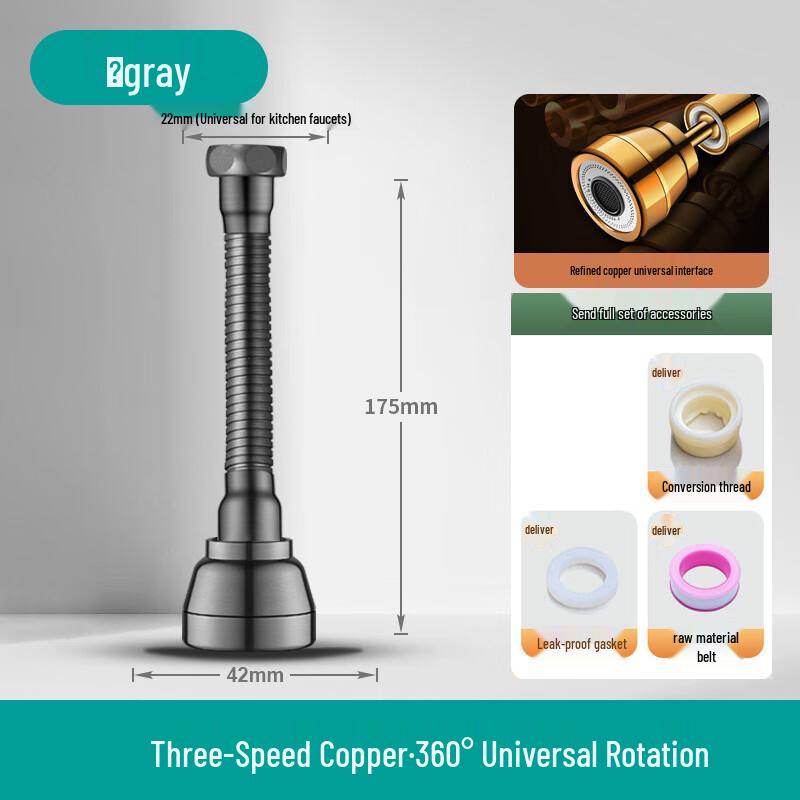 Xuanyong Kitchen Faucet Rotatable Anti-Splash Extender