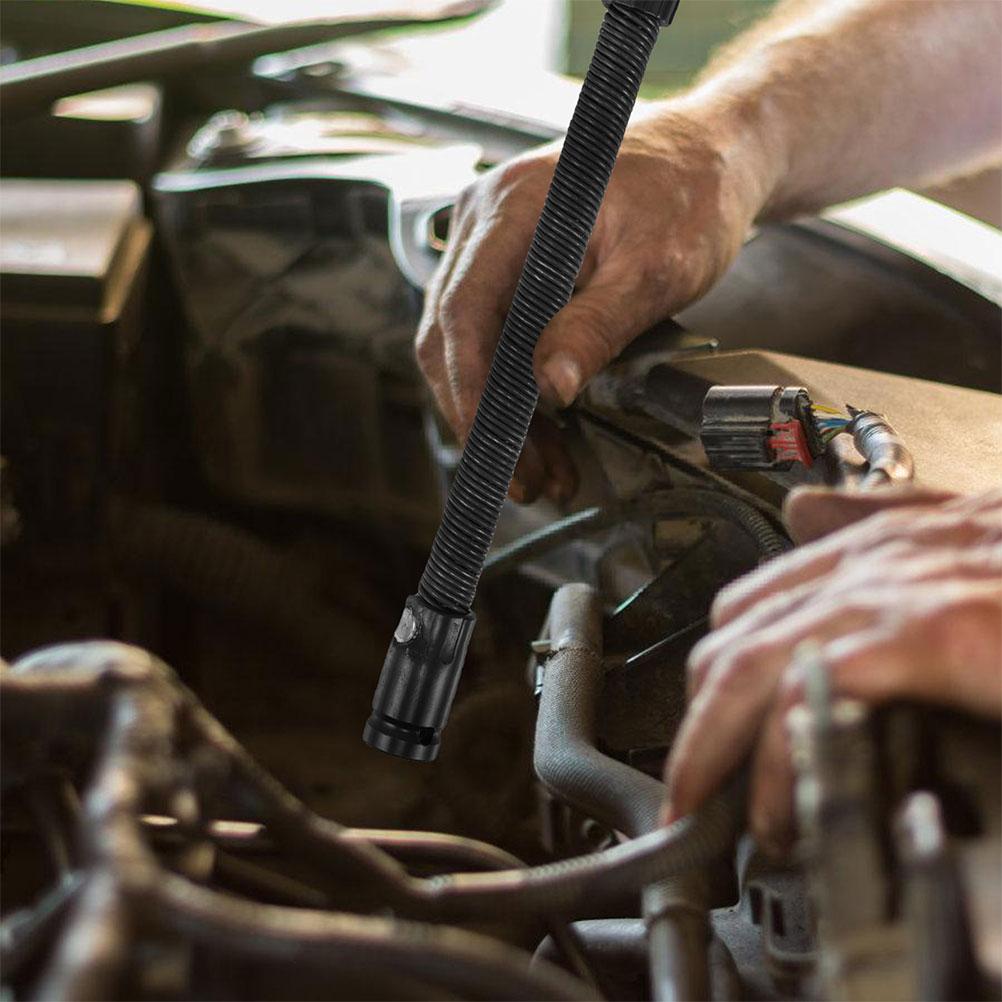 2pcs Metal Socket Extension Rod For Wrench And Socket Flexible Wrench Extender Wrench Sleeve Extension Rod Wrench Extender Bar