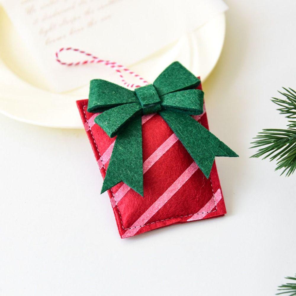 Small Christmas Decoration Gift Box Christmas Tree Decoration Mini Christmas Gift Pack  Home Decor