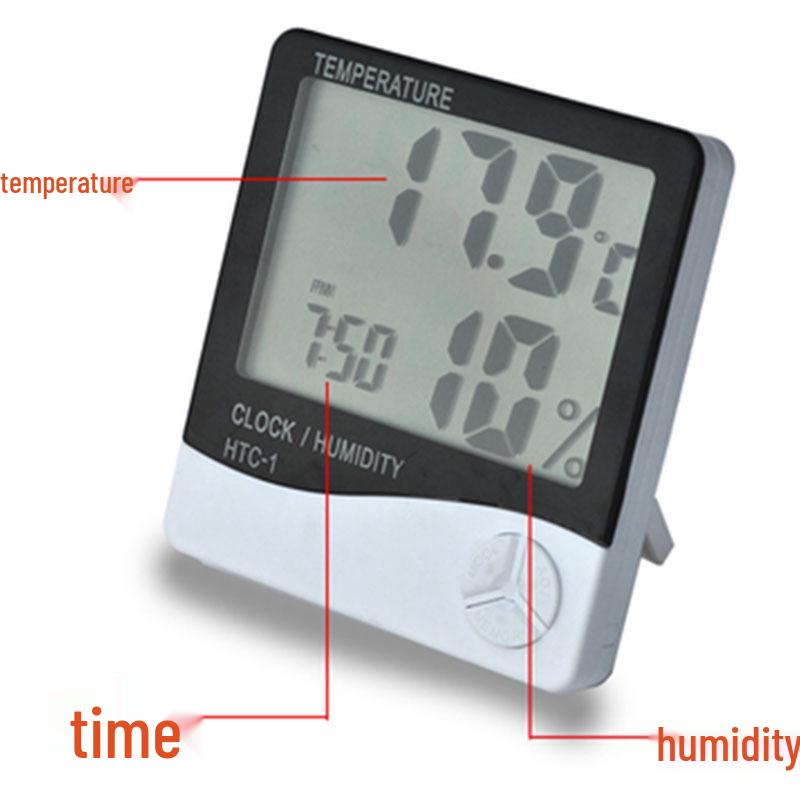 HTC-1 High Precision Indoor Thermohygrometer for Household, Pet Rooms, and Baby Rooms
