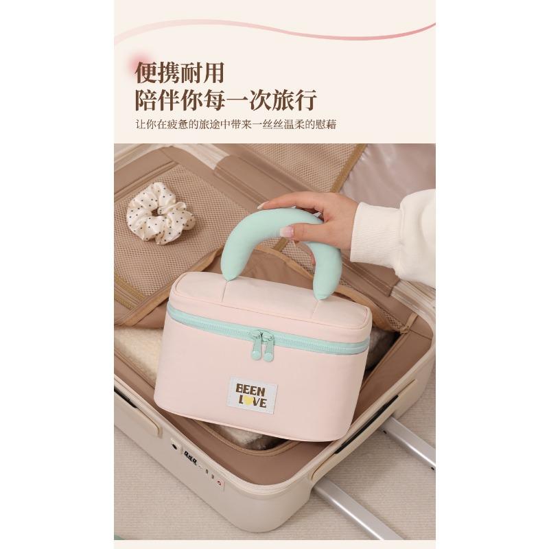 Large Capacity Waterproof Nylon Handheld Travel Makeup Cosmetic Storage Bag