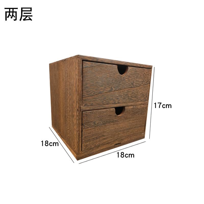 

Деревянный ящик для хранения в китайском стиле, домашний, из дерева павловнии, многослойный ящик для хранения, настольный выдвижной ящик для сортировки мелочей в наличии