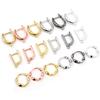 10pcs 3-Styles Gold Color French Earring Hooks Lever Back Open Loop Setting for DIY Earring Clips Clasp Jewelry Making Findings