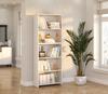 White Office Bookcase 70 CM with 5 Shelves Binders Toys Loft