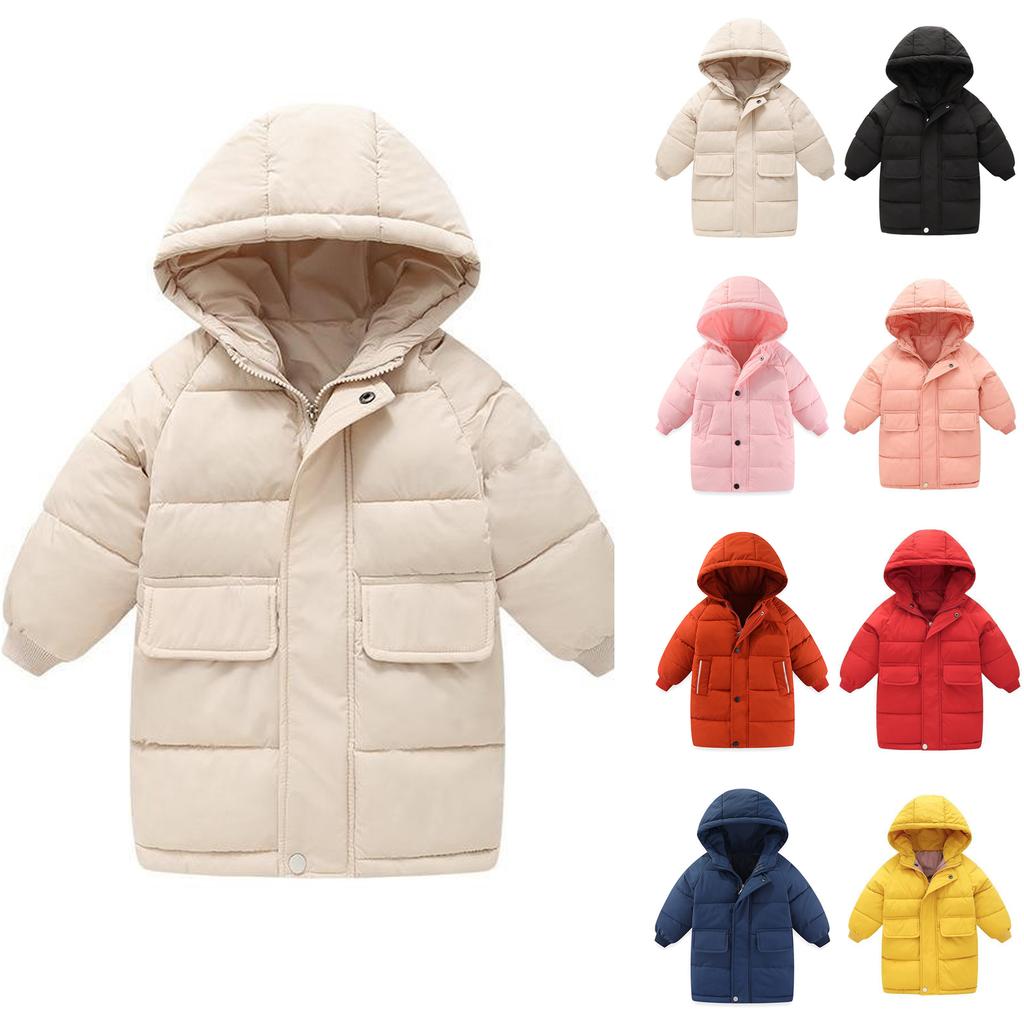 Children's Fashionable Casual Hooded Down Jacket