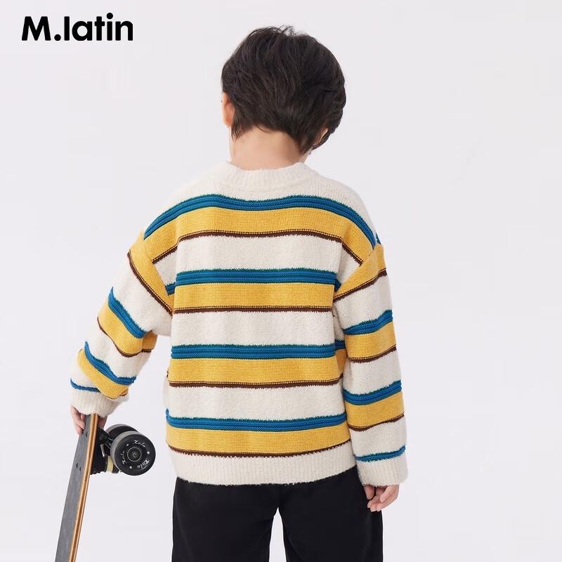 M.Latin Boys  Embroidered Round Neck Sweater S