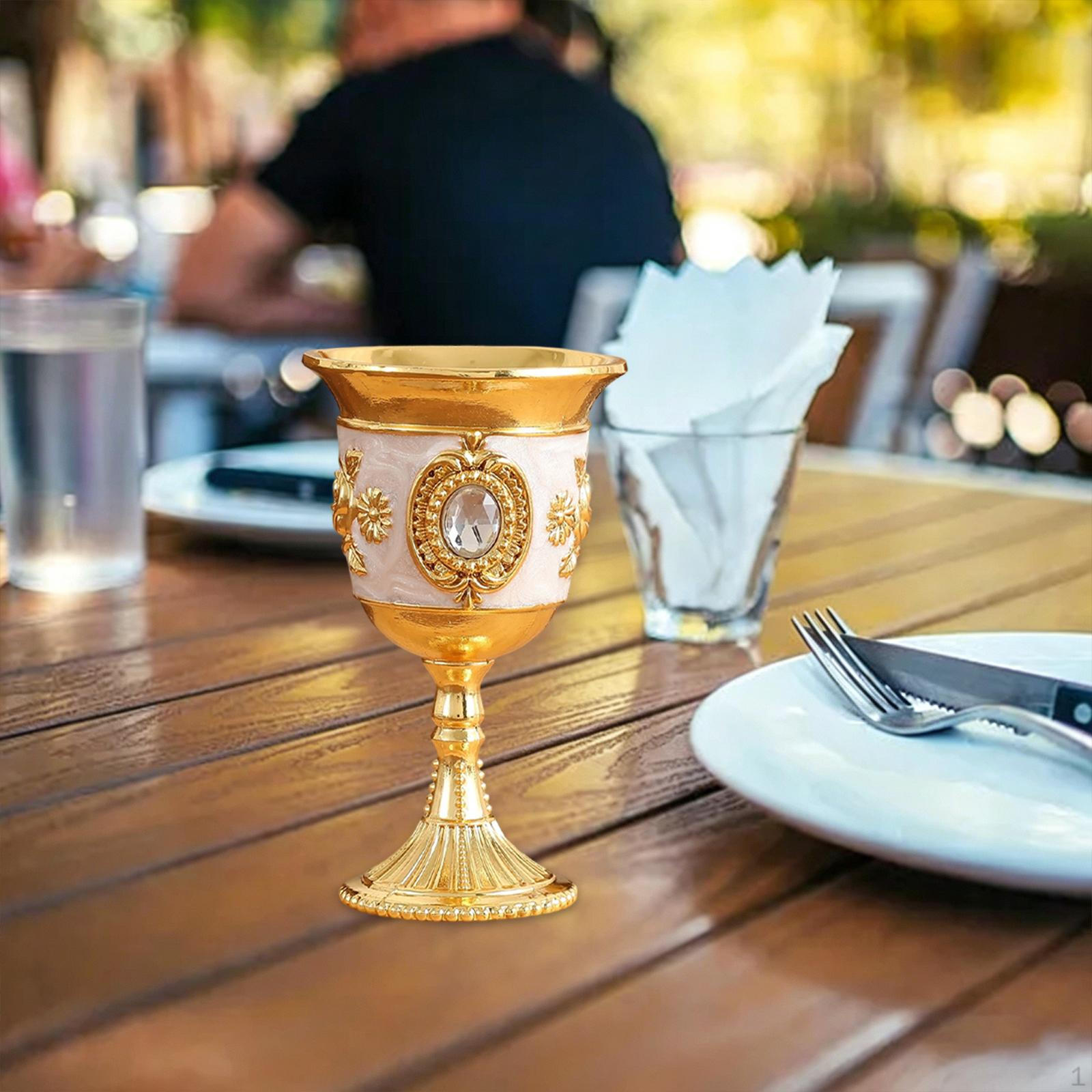 

Cup Zinc Alloy Decorative Item Suitable for Gold White