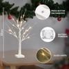 2 Pack Lighted Birch Tree, Battery-Powered LED Christmas Tree with Timer - Tabletop Decor for Home, Office, Bedroom, Wedding