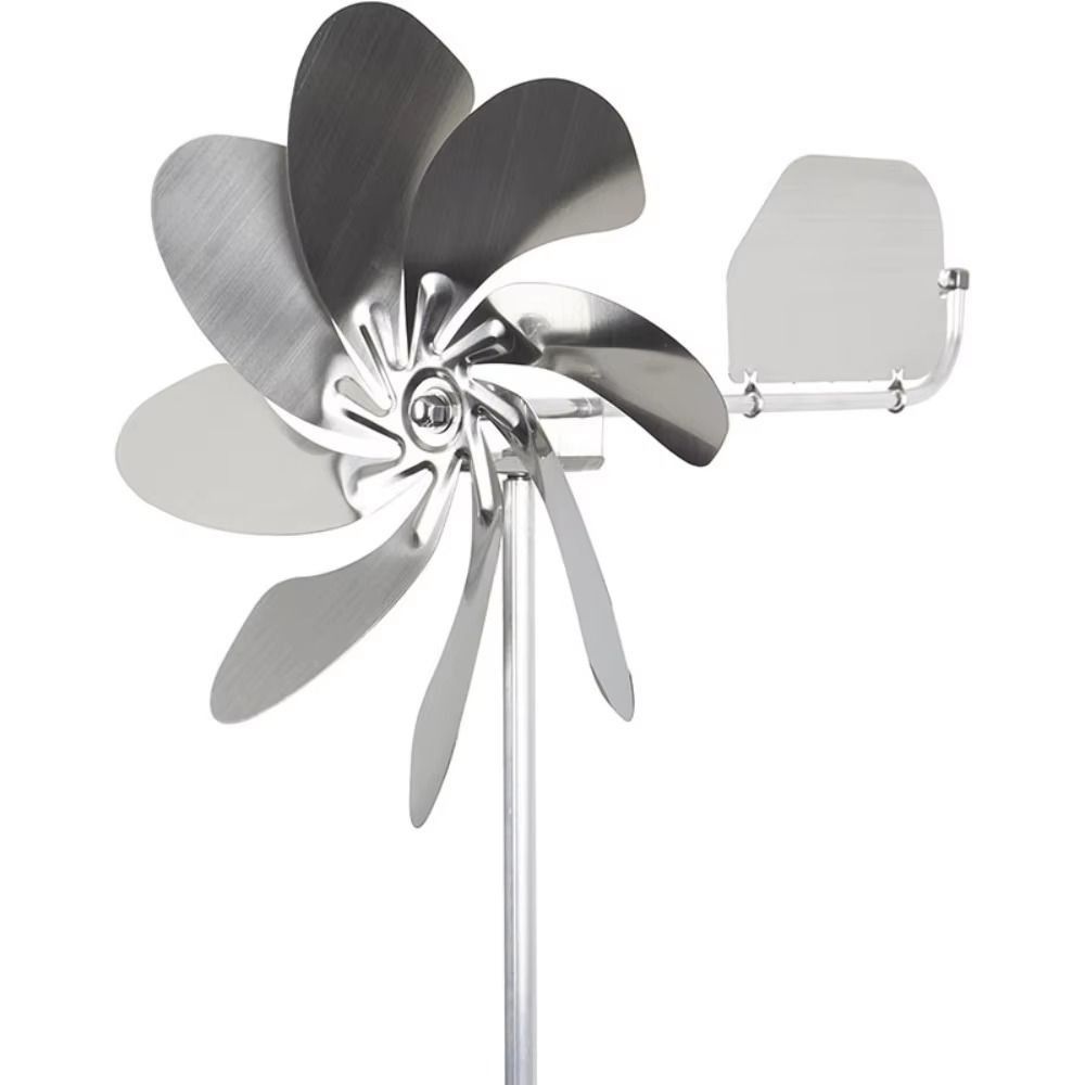 Removable Stainless Steel Windmill Corrosion Resistance Wind Sculptures  Outdoor