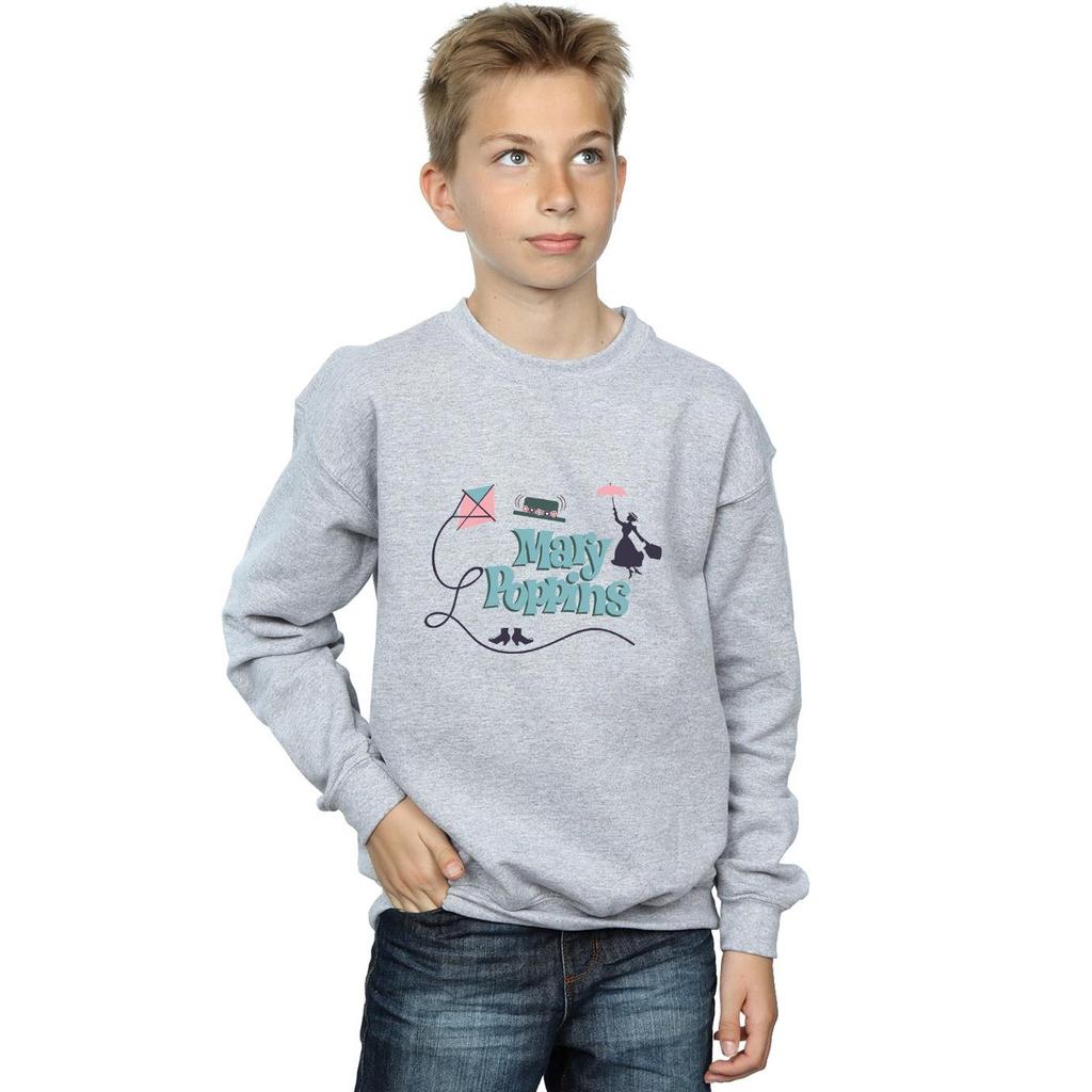 Disney Boys Mary Poppins Logo Sweatshirt