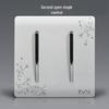 Decorative Wall Socket & Switch Module - Five-Hole Household Power Panel