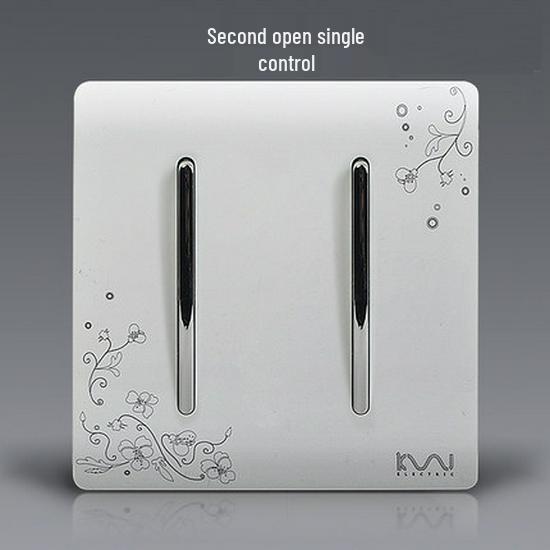 Decorative Wall Socket & Switch Module - Five-Hole Household Power Panel