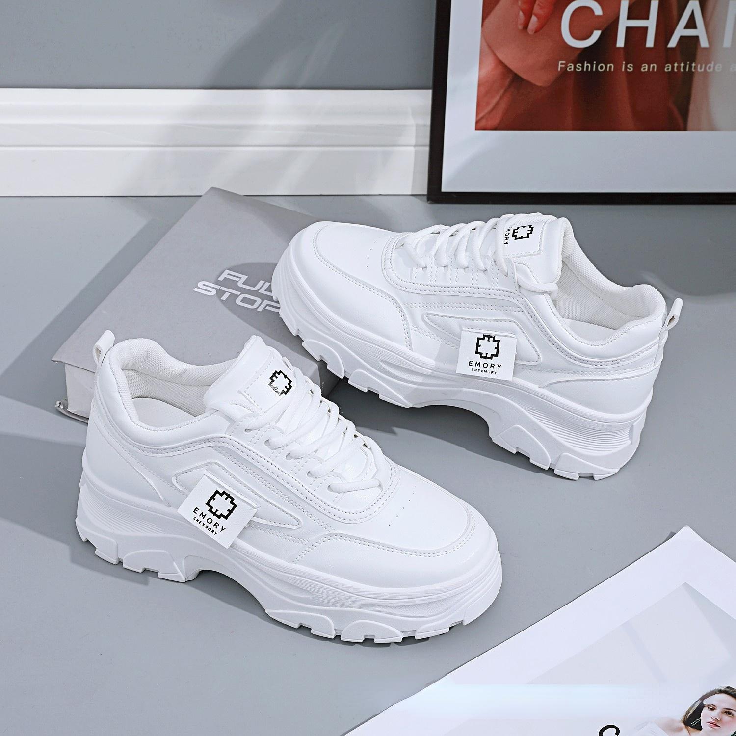 

Женская повседневная цветная обувь, женская новая весенняя модная высококачественная удобная вулканизированная обувь на шнуровке 37 белый