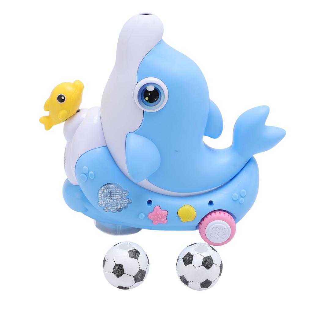 Children Electric Dolphin Toy Electric Universal Light Music Dolphin Floating Blow Ball Baby Cute
