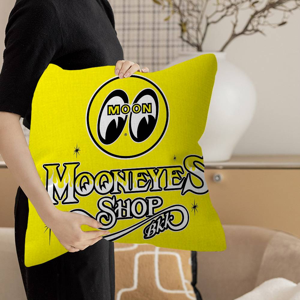 M-Mooneyes Personalized Pillow Cover Kids Bedroom Wild Party Decor Pillowcase Kid Birthday Shower Gift