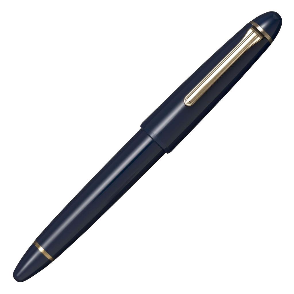 Sailor Profit Casual L Fountain Gold Clear Medium Fine Made In Pen, Trim, Blue, Point, Japan, 11-0820-340