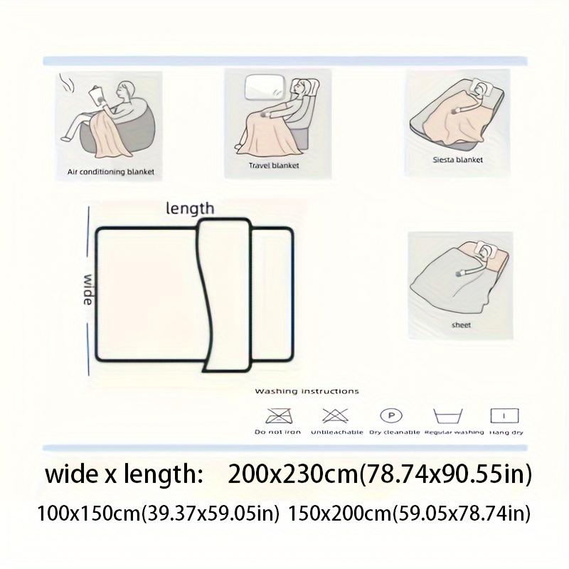 1pc Summer Lightweight Cool Quilt, Multiple Colors Available, Soft & Breathable Bedding For Bedroom, Guest Room, Travel, Contemp