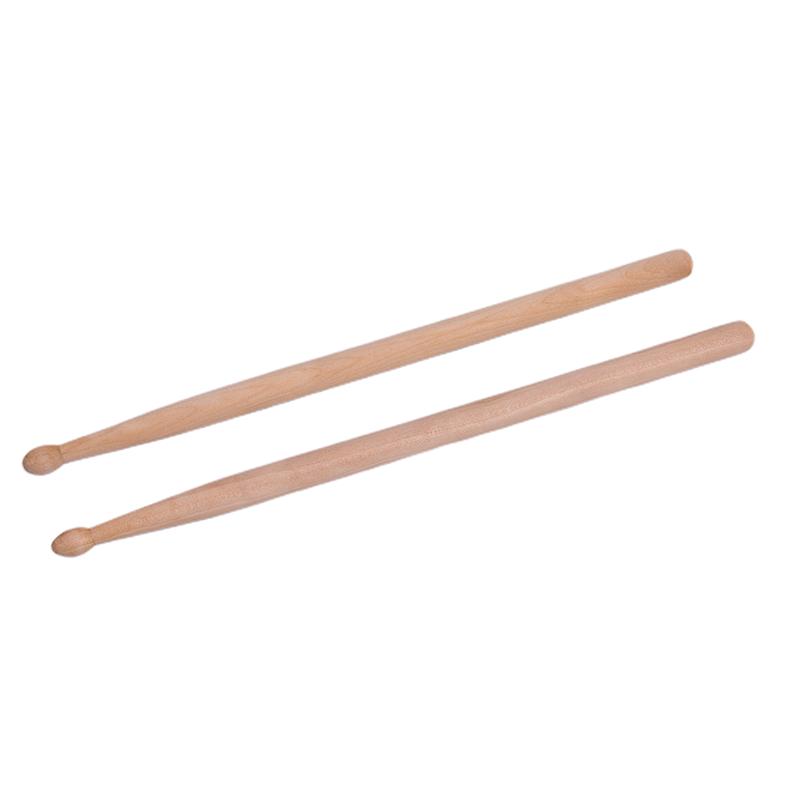 1Pair Lightweight Music Children Maple Wood Oval Tip Drum Sticks Accessories