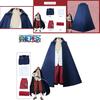 Kostým pro hraní rolí pro děti dospělé Jednodílný Shanks Cosplay Kostým Plášť