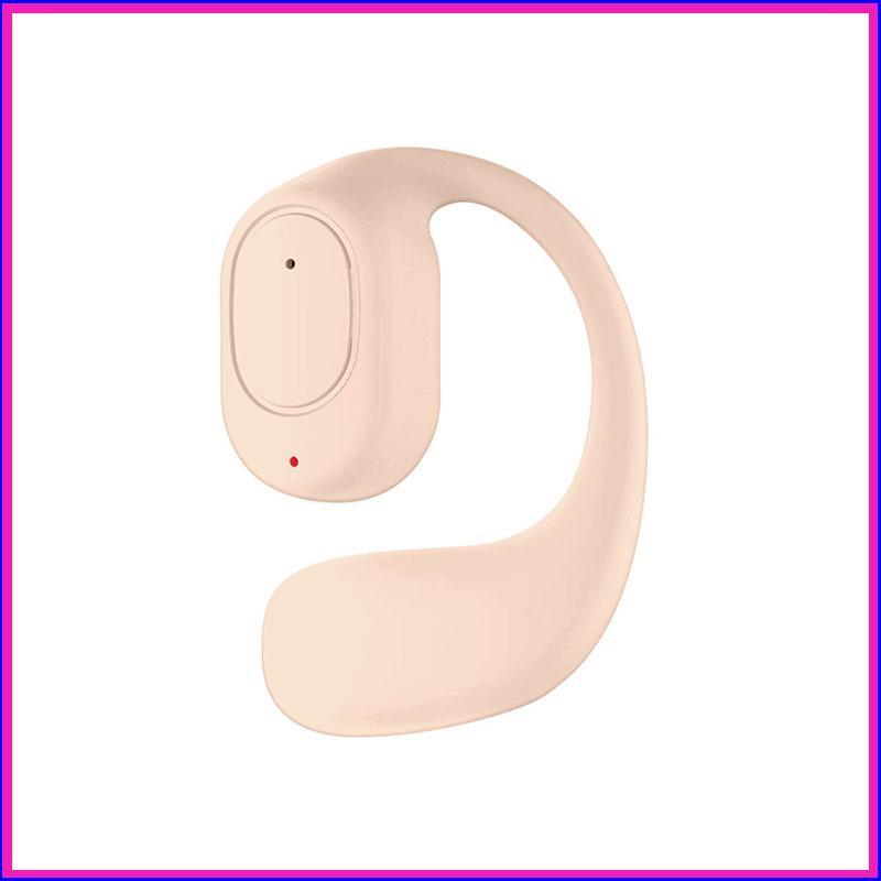 Wireless Bone Conduction Ear-hook Bluetooth Earphones: Sports Noise Cancelling, Long Battery Life, Compatible with Apple & Huawei