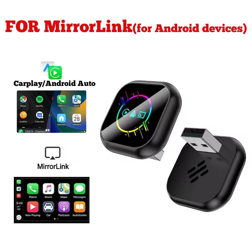 

3 In 1 Wired to Wireless Carplay Adapter Android Auto USB Dongle Adapter Airplay MirrorLink Smart Mini Car Ai Box Plug And Play For MirrorLink