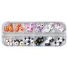 New Nail Art Accessories Halloween Cartoon Cute Resin Ghost Skull Candy Bat Nail Accessories