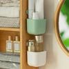Magnetic Storage Box Punch Free No Drilling Removable Non-slip Modern Heavy Duty Refrigerator Side Storage Organizer Holder Kitchen Supplies