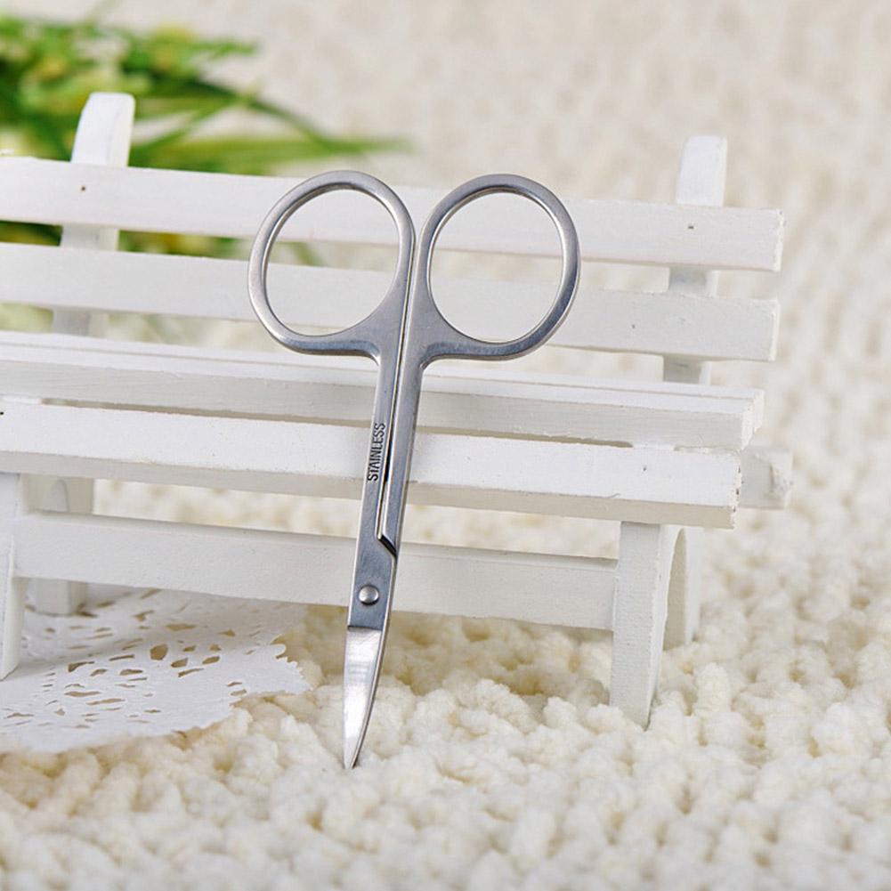 Eyebrow Scissors Comb Eyelash Hair Trimming Grooming Scissors Cosmetic Makeup Tool