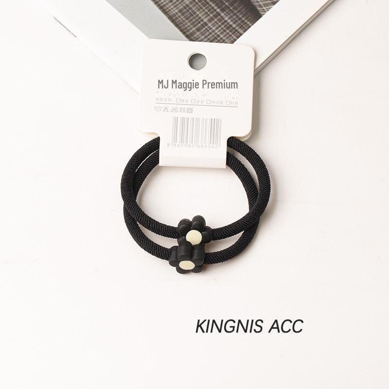 Autumn & Winter Korean Style Elastic Hairband Set: 4 Styles, 2 Headbands, Seamless & Unique Design