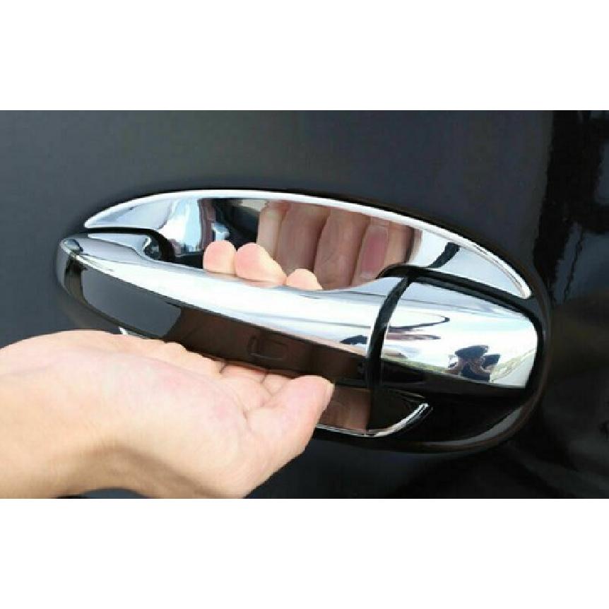 For Benz GLE GLS - Chrome ABS Exterior Outside Door Bowl Cover Trim 4pcs