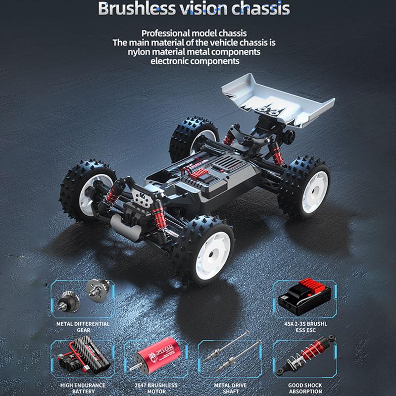 1:16 4WD RC Auto 70KM/H oder 50KM/H Fernbedienung Autos Hohe Geschwindigkeit Drift Bürstenloser Monster Truck Für Kinder VS Wltoys 144001