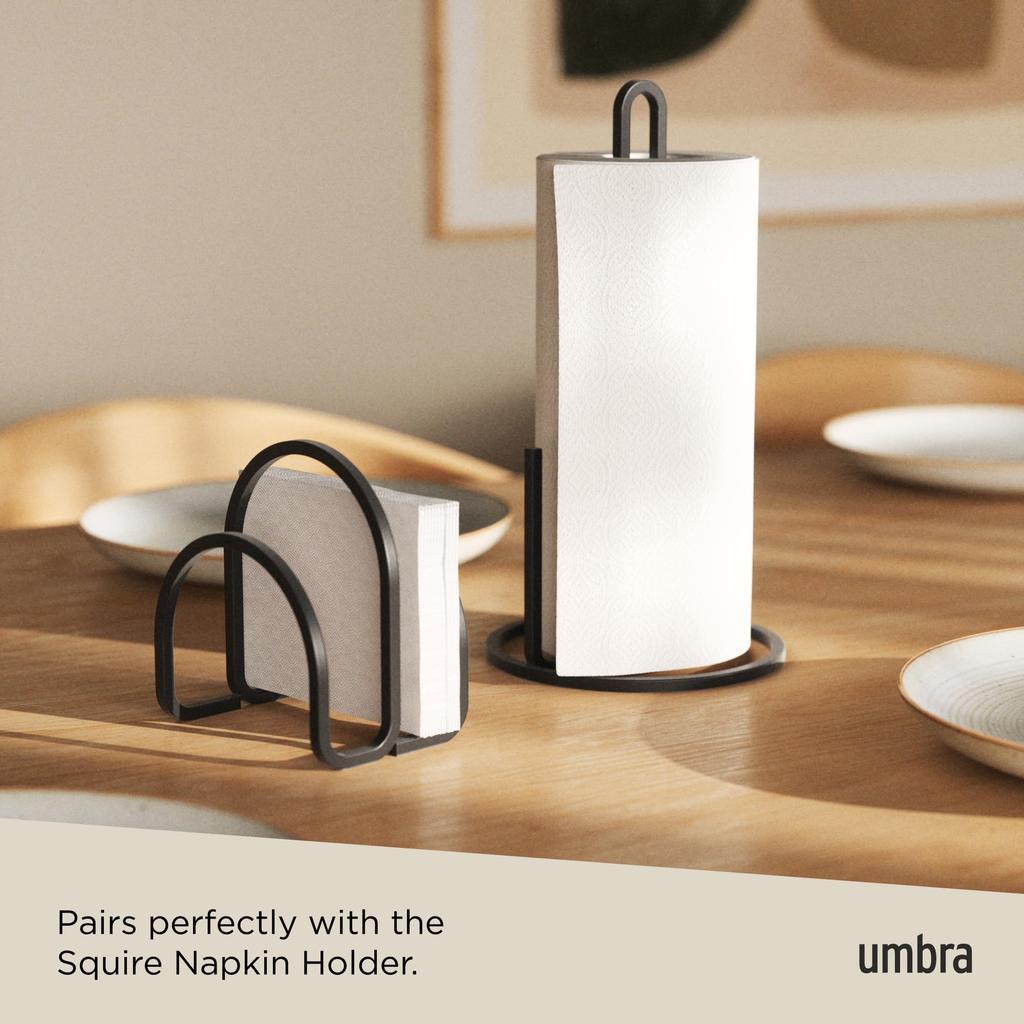 Umbra Kitchen Paper Kitchen Kitchen Paper Vertical X Umbra Black Holder, Storage, Holder, Storage, Space-Saving, 170 H320mm, Squire, 21004313040,