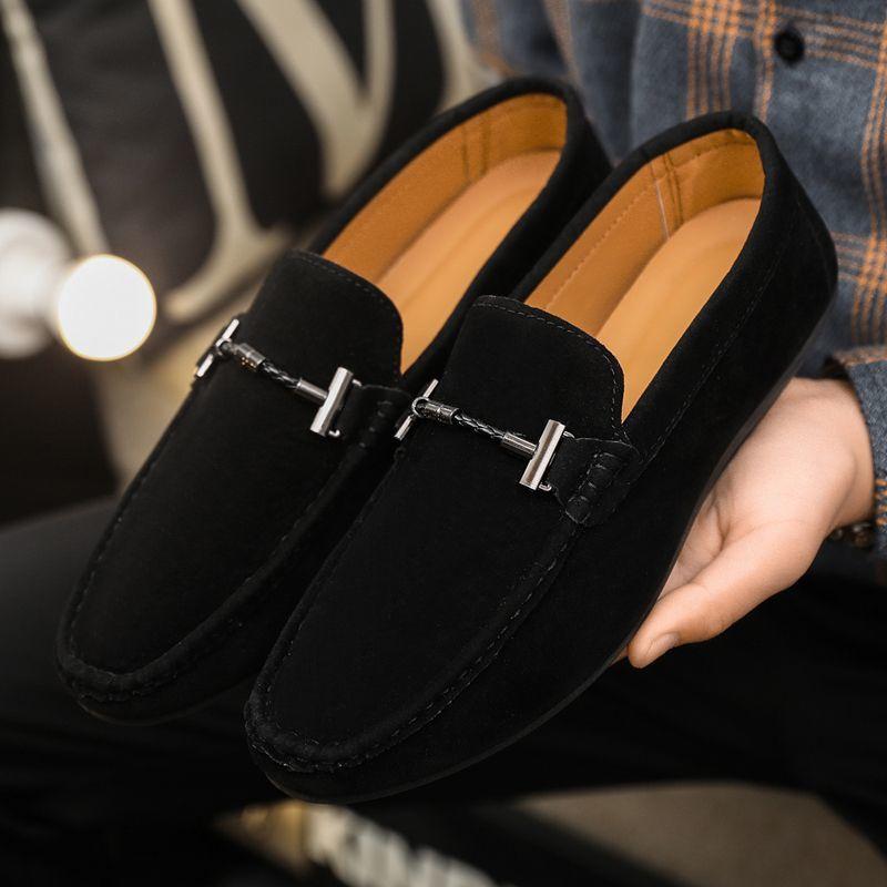 Fashion Sneakers Khaki Slip-on Summer Casual Shoes for Men British Style Vulcanize New In Classic Original Luxury Sale Designer Man Shoe