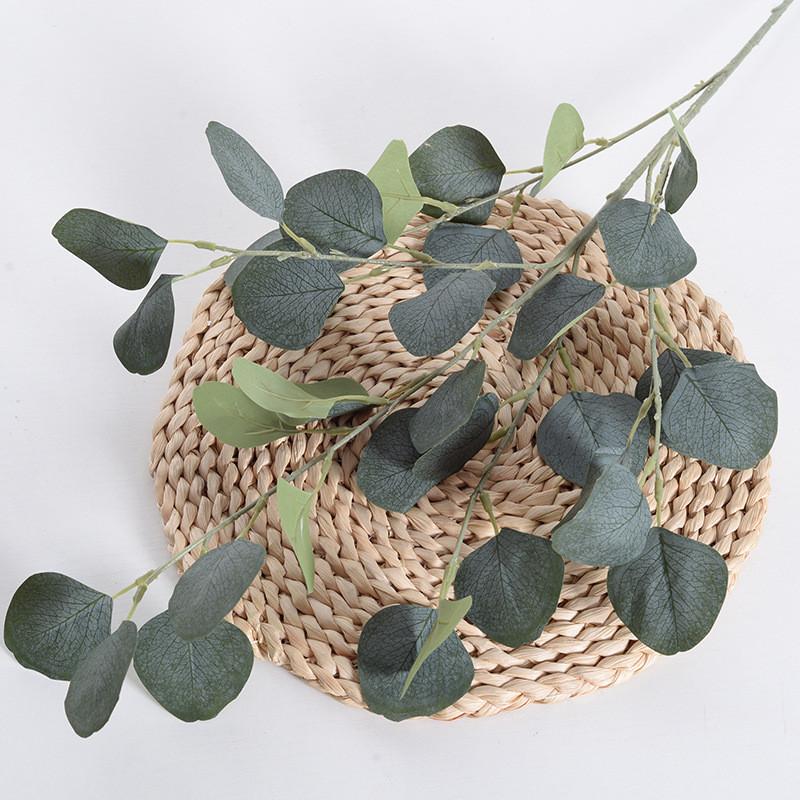 Leaves Artificial Eucalyptus Robusta Smith For Wedding Party Decor
