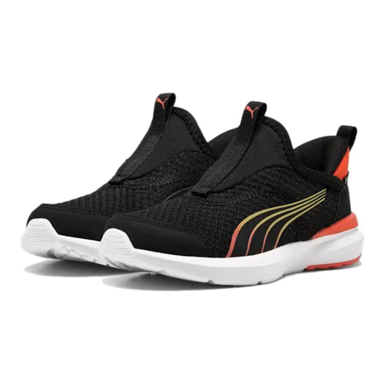Puma Kruz Profoam SlipTech Little Kid Black Redmazing Kids Sneakers 310250-01
