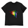 Pride Print, Pattern for Lgbtq, Queer Design, T-Shirt Short Sleeve Tee Street Wear Oversized T Shirt Men