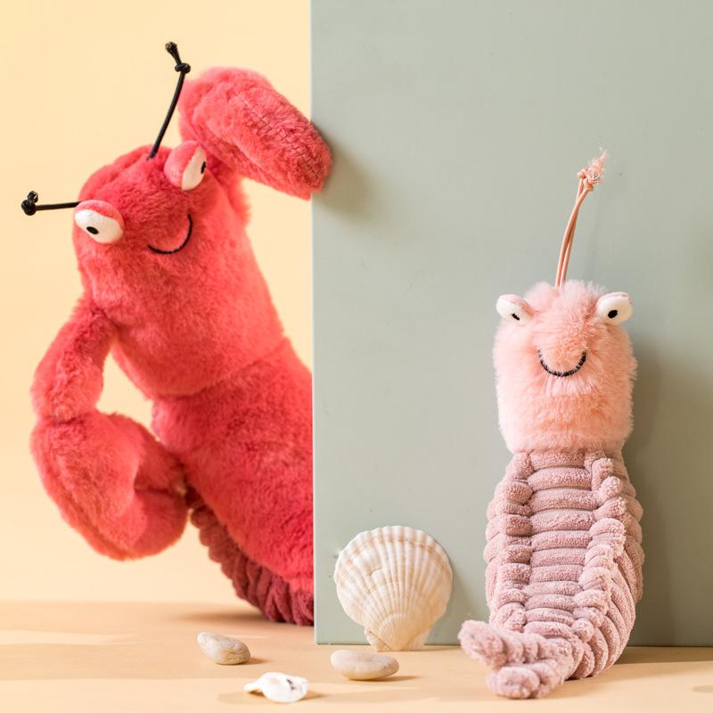 New Crayfish Doll Sheldon Shopee Shrimp Plush Toy Doll Gift