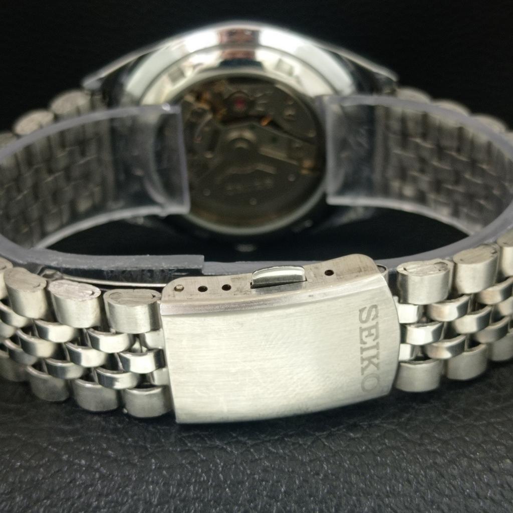 REFURBISHED SEIKO 5 AUTOMATIC 6309A JAPAN MENS VINTAGE SILVER WATCH A442600-1