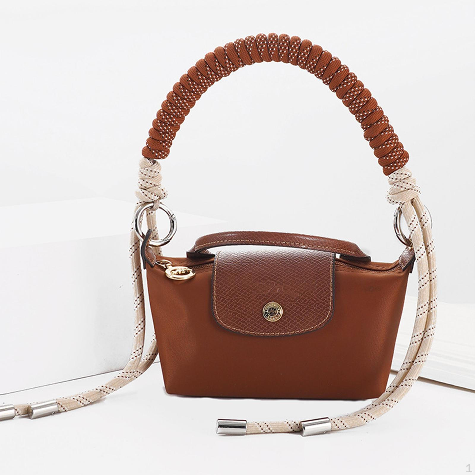 

Ремешок для сумки Аксессуары Плетеные для женщин Универсальные подарки Замена коричневый